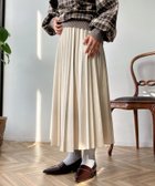 【アズノウアズ プラス/AS KNOW AS plus】の♪変形アコーディオンプリーツスカート Sアイボリー|ID: prp329100004772372 ipo3291000000034577681