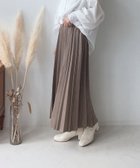 【アズノウアズ プラス/AS KNOW AS plus】の♪変形アコーディオンプリーツスカート Sグレージュ|ID: prp329100004772372 ipo3291000000034577683