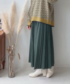 【アズノウアズ プラス/AS KNOW AS plus】の♪変形アコーディオンプリーツスカート Sグリーン|ID: prp329100004772372 ipo3291000000034643292
