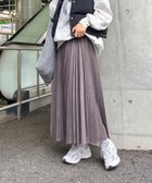 【アズノウアズ プラス/AS KNOW AS plus】の♪変形アコーディオンプリーツスカート Sチャコール|ID: prp329100004772372 ipo3291000000034643294