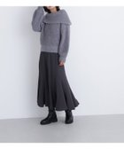 【ナチュラル ビューティー ベーシック/NATURAL BEAUTY BASIC】のペタルヘムスカート チャコール1|ID: prp329100004772379 ipo3291000000034577823