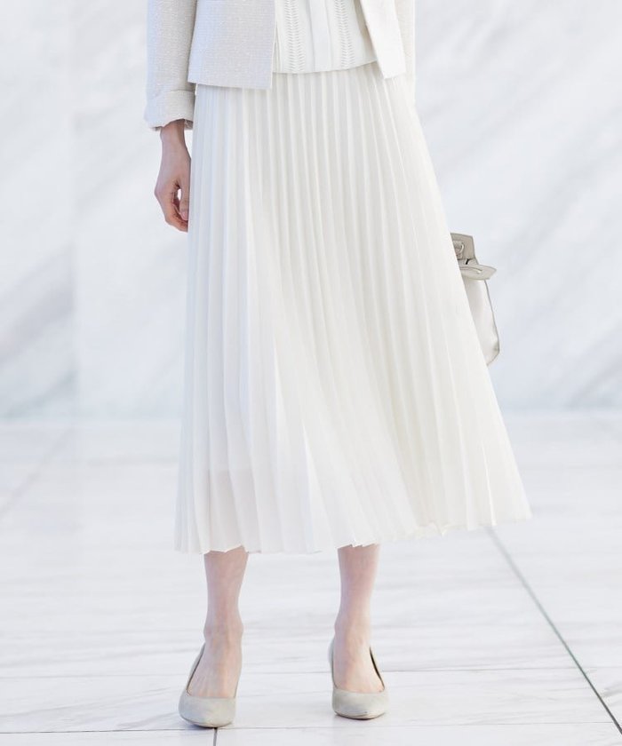 【インディヴィ/INDIVI】の【洗える/ウエストゴム】アコーディオン調プリーツスカート インテリア・キッズ・メンズ・レディースファッション・服の通販 founy(ファニー) https://founy.com/ ファッション Fashion レディースファッション Fashion for Women スカート Skirts プリーツスカート / 上品フェミニンスタイル Pleated Skirts エレガント 上品 Elegant 春 Spring 洗える Machine Washable シアー Sheer, See-Through スマート Smart, Elegant タフタ Taffeta, Structured Fabric 定番 Standard, Basic Item プリーツ Pleats, Pleated ポケット Pocket, Pocket Detail セレモニー Ceremony |ID: prp329100004772384 ipo3291000000034577913