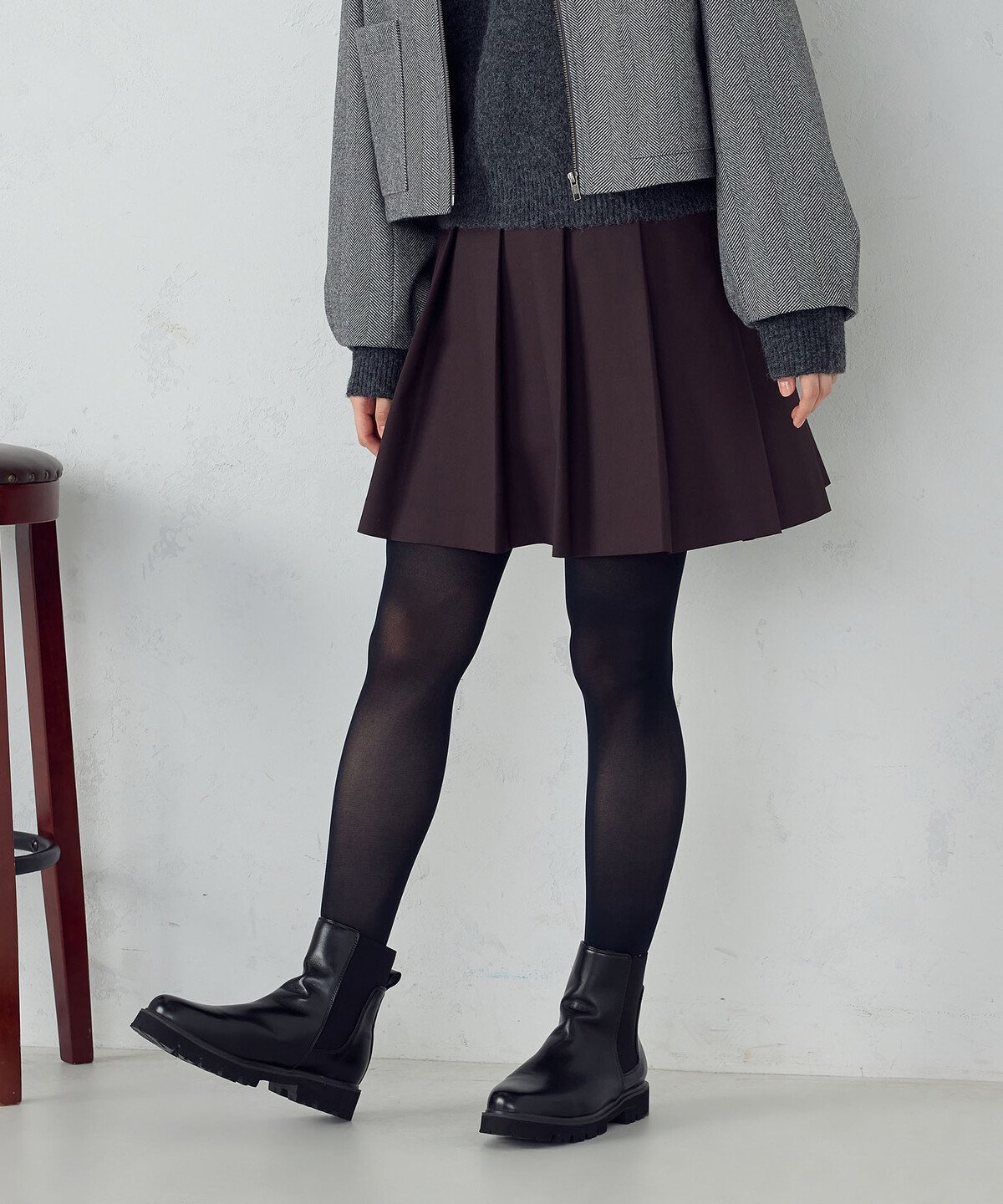 【コムサイズム/COMME CA ISM】の【店舗限定】ミニ丈 プリーツスカート 人気、トレンドファッション・服の通販 founy(ファニー) ファッション Fashion レディースファッション Fashion for Women スカート Skirts プリーツスカート / 上品フェミニンスタイル Pleated Skirts ジャケット Jacket, Outerwear ツイル Twist, Twisted Detail バランス Balance, Style Balance プリーツ Pleats, Pleated エレガント 上品 Elegant 今季 This Season, Current Season other-1|ID: prp329100004772389 ipo3291000000034577975