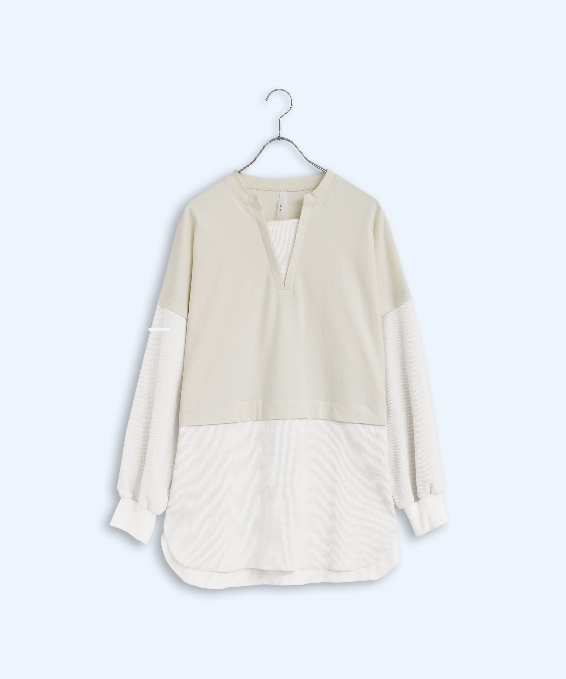 【ビーアパートメント/b apartment / MEN】の「KELEN / ケレン」コンビデザイントップス インテリア・キッズ・メンズ・レディースファッション・服の通販 founy(ファニー) ファッション Fashion メンズファッション Fashion for Men トップス・カットソー Cut & Sew Tops アイビー Ivy Pattern ギャザー Gathered, Ruffled コレクション Collection, Seasonal Line サーマル Thermal, Waffle Knit スタンダード Standard, Basic ストライプ Stripe, Striped Pattern セーター Sweater, Knitwear ダウン Down, Puffer チェック Check, Plaid, Tartan トレンド Trend, Trending Now バランス Balance, Style Balance ベスト Vest, Waistcoat ラウンド Round, Round Neck リラックス Relax, Relaxed Fit A/W・秋冬 Autumn/Winter 冬 Winter / This Winter 再入荷 Restock / Back in Stock 2025年 2025 2025-2026秋冬・A/W Autumn/Winter 2025–26 AW25–26 OFF|ID: prp329100004772400 ipo3291000000034578097