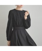 【クチュール ブローチ/Couture Brooch】のジャカードドッキングワンピース 人気、トレンドファッション・服の通販 founy(ファニー) ファッション Fashion レディースファッション Fashion for Women ワンピース Dresses ジャカード／ジャガード Jacquard, Woven Pattern スマート Smart, Elegant ツイル Twist, Twisted Detail ドッキング Docking, Mixed Material 結婚式 Wedding ビジネス 仕事 通勤 Business / Work / Commuting thumbnail ブラック|ID: prp329100004772413 ipo3291000000034578352