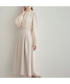 【クチュール ブローチ/Couture Brooch】のジャカードドッキングワンピース 人気、トレンドファッション・服の通販 founy(ファニー) ファッション Fashion レディースファッション Fashion for Women ワンピース Dresses ジャカード／ジャガード Jacquard, Woven Pattern スマート Smart, Elegant ツイル Twist, Twisted Detail ドッキング Docking, Mixed Material 結婚式 Wedding ビジネス 仕事 通勤 Business / Work / Commuting thumbnail グレージュ|ID: prp329100004772413 ipo3291000000034578353