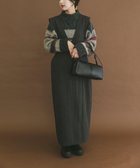 【アイテムズアーバンリサーチ/ITEMS URBAN RESEARCH】のゴマツイードジャンパースカート ブラック|ID: prp329100004772419 ipo3291000000034578408