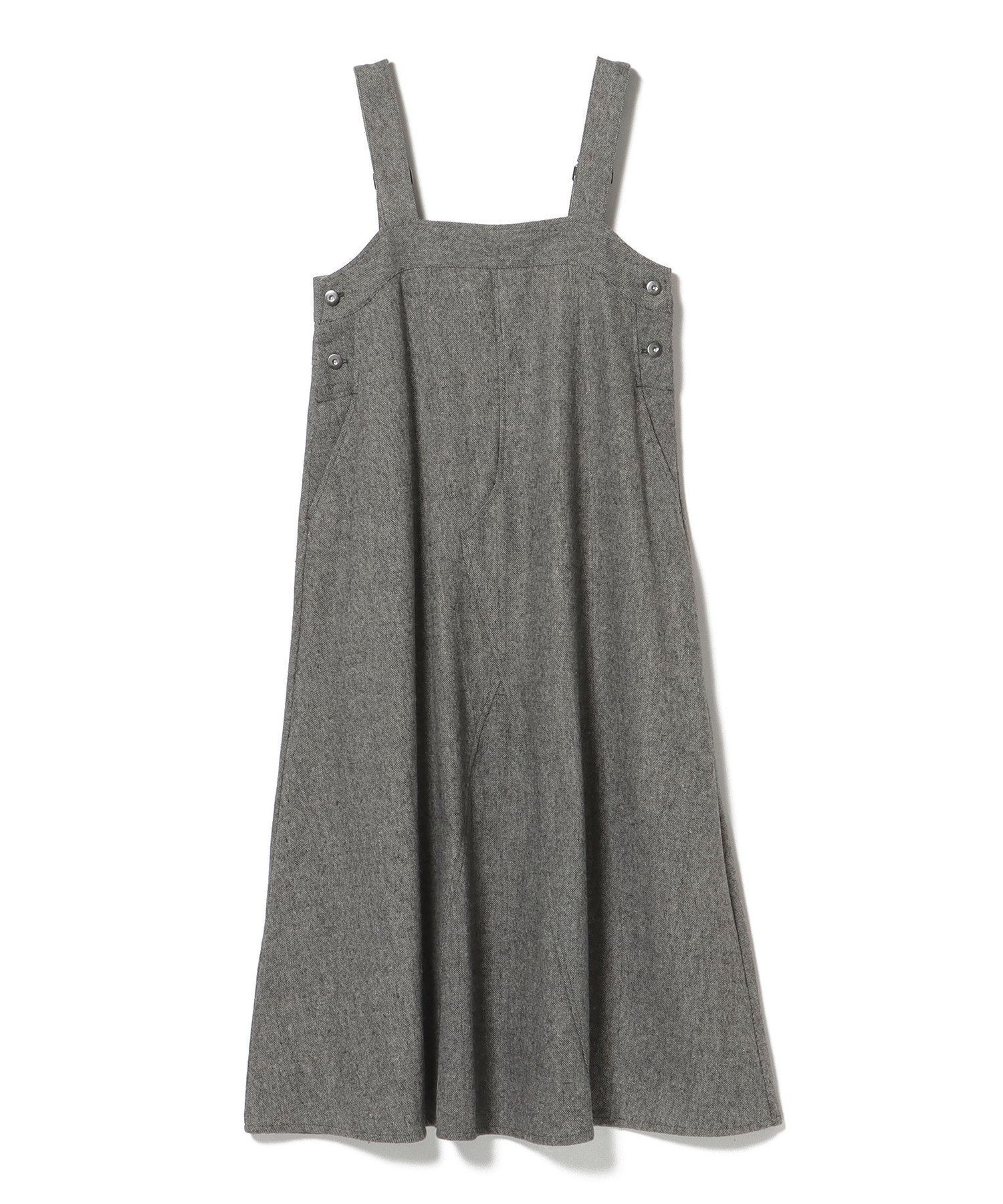 【ビームス ハート/BEAMS HEART】のフレア ツイード ジャンパースカート インテリア・キッズ・メンズ・レディースファッション・服の通販 founy(ファニー) 　ファッション　Fashion　レディースファッション　Fashion for Women　スカート　Skirts　インナー　Innerwear　シアー　Sheer, See-Through　ショート　Short, Short Length　ツイード　Twill, Twill Weave　ハイネック　High Neck, Mock Neck　フリル　Frill, Ruffle　フレア　Flare, Flared　エレガント 上品　Elegant　LIGHT GREY|ID: prp329100004772429 ipo3291000000035029728