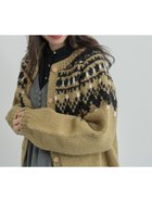 【サマンサモスモス/Samansa Mos2】の【ペルーニット】ジャカード柄ニットカーディガン 人気、トレンドファッション・服の通販 founy(ファニー) ファッション Fashion レディースファッション Fashion for Women トップス・カットソー Cut & Sew Tops ニット Knit Tops & Sweaters カーディガン・羽織り Layered Style Cardigans カーディガン Cardigan, Knitwear ジャカード/ジャガード Jacquard, Woven Pattern thumbnail オリーブ|ID: prp329100004772439 ipo3291000000034723212