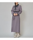 【レディアゼル/REDYAZEL】のクラシカルバイカラーラインリボンタイプリーツロングワンピース 人気、トレンドファッション・服の通販 founy(ファニー) ファッション Fashion レディースファッション Fashion for Women ワンピース Dresses おすすめ Recommended / Our Picks クラシカル Classical, Vintage-Inspired クラシック Classic, Timeless Style ショート Short, Short Length フェミニン Feminine, Girly プリーツ Pleats, Pleated ロング Long, Long-Length エレガント 上品 Elegant ビジネス 仕事 通勤 Business / Work / Commuting thumbnail パープル|ID: prp329100004772441 ipo3291000000034578599