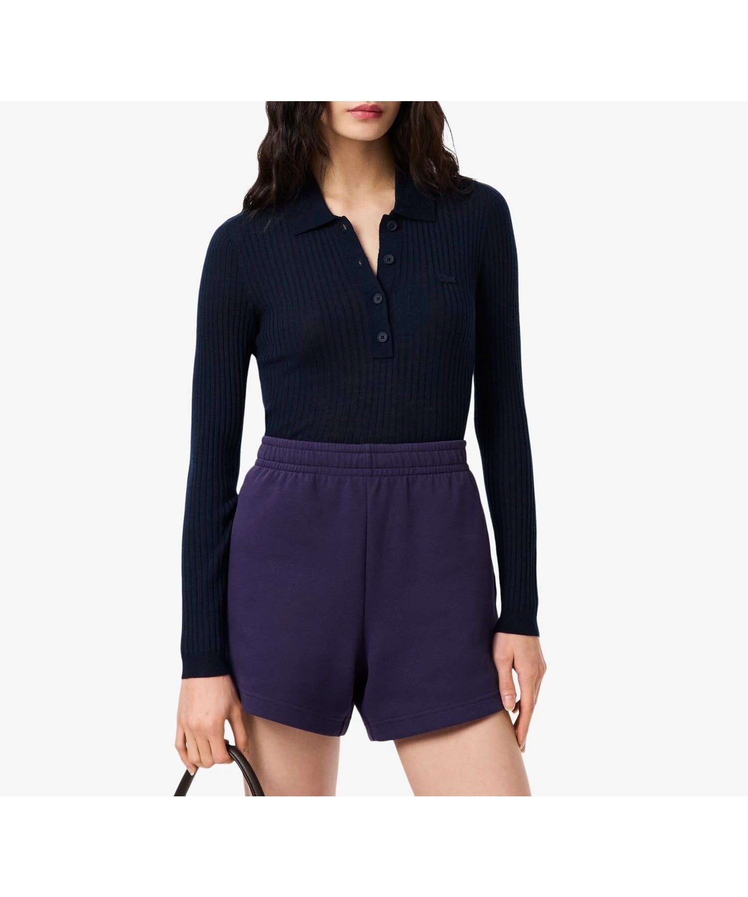 【ラコステ/LACOSTE】の3Dニッティングメリノウールポロセーター インテリア・キッズ・メンズ・レディースファッション・服の通販 founy(ファニー) ファッション Fashion レディースファッション Fashion for Women エレガント 上品 Elegant フェミニン Feminine, Girly ネイビー|ID: prp329100004772451 ipo3291000000034578725