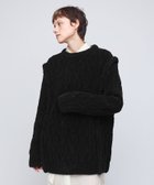 【ユナイテッドアローズ/UNITED ARROWS】のAEWEN MATOPH ケーブル ビッグニット 人気、トレンドファッション・服の通販 founy(ファニー) ファッション Fashion レディースファッション Fashion for Women トップス・カットソー Cut & Sew Tops ニット Knit Tops & Sweaters タイツ Tights, Legwear ビッグ Big, Oversized レギンス Leggings, Stretch Pants ロング Long, Long-Length アウトレット Outlet / Clearance おすすめ Recommended / Our Picks thumbnail BLACK|ID: prp329100004772462 ipo3291000000034578835