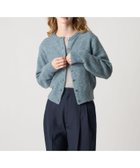 【ビューティ&ユース ユナイテッドアローズ/BEAUTY&YOUTH / UNITED ARROWS】のSteven Alan ショート ニット カーディガン 人気、トレンドファッション・服の通販 founy(ファニー) ファッション Fashion レディースファッション Fashion for Women トップス・カットソー Cut & Sew Tops ニット Knit Tops & Sweaters カーディガン・羽織り Layered Style Cardigans おすすめ Recommended / Our Picks カラフル Colorful Design カーディガン Cardigan, Knitwear ショート Short, Short Length シンプル Simple, Minimal バランス Balance, Style Balance メランジ Melange, Mixed Yarn A/W・秋冬 Autumn/Winter thumbnail LT.BLUE|ID: prp329100004772465 ipo3291000000034578964