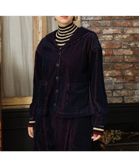【ホコモモラ/Jocomomola】のArriate セーラーカラーコーデュロイブラウス 人気、トレンドファッション・服の通販 founy(ファニー) ファッション Fashion レディースファッション Fashion for Women トップス・カットソー Cut & Sew Tops シャツ・ブラウス・オフィスカジュアル Elegant Blouses & Button-Ups インナー Innerwear 春 Spring 秋 Autumn カーディガン Cardigan, Knitwear コーデュロイ Corduroy, Cord Fabric 今季 This Season, Current Season セットアップ Set-Up, Coordinated Outfit フロント Front, Front Design ポケット Pocket, Pocket Detail リブニット Rib Knit, Ribbed Knit 冬 Winter / This Winter おすすめ Recommended / Our Picks 夏 Summer |ID:prp329100004772477