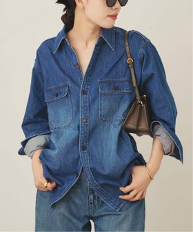 【プラージュ/Plage】のDENIM シャツ 人気、トレンドファッション・服の通販 founy(ファニー) ファッション Fashion レディースファッション Fashion for Women トップス・カットソー Cut & Sew Tops シャツ・ブラウス・オフィスカジュアル Elegant Blouses & Button-Ups おすすめ Recommended / Our Picks デニム Denim, Jeans Material |ID:prp329100004772478