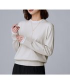 【アンタイトル/UNTITLED】の【フリル取り外し可/きれいめエレガント】フリルシャツレイヤード風ニット 人気、トレンドファッション・服の通販 founy(ファニー) ファッション Fashion レディースファッション Fashion for Women トップス・カットソー Cut & Sew Tops ニット Knit Tops & Sweaters シャツ・ブラウス・オフィスカジュアル Elegant Blouses & Button-Ups エレガント 上品 Elegant カフス Cuff Design シンプル Simple, Minimal ジャケット Jacket, Outerwear ストレッチ Stretch, Stretchy Fabric スマート Smart, Elegant フリル Frill, Ruffle フレア Flare, Flared ワイド Wide, Wide Fit 冬 Winter / This Winter おすすめ Recommended / Our Picks ビジネス 仕事 通勤 Business / Work / Commuting thumbnail ライトグレー|ID: prp329100004772496 ipo3291000000034579390