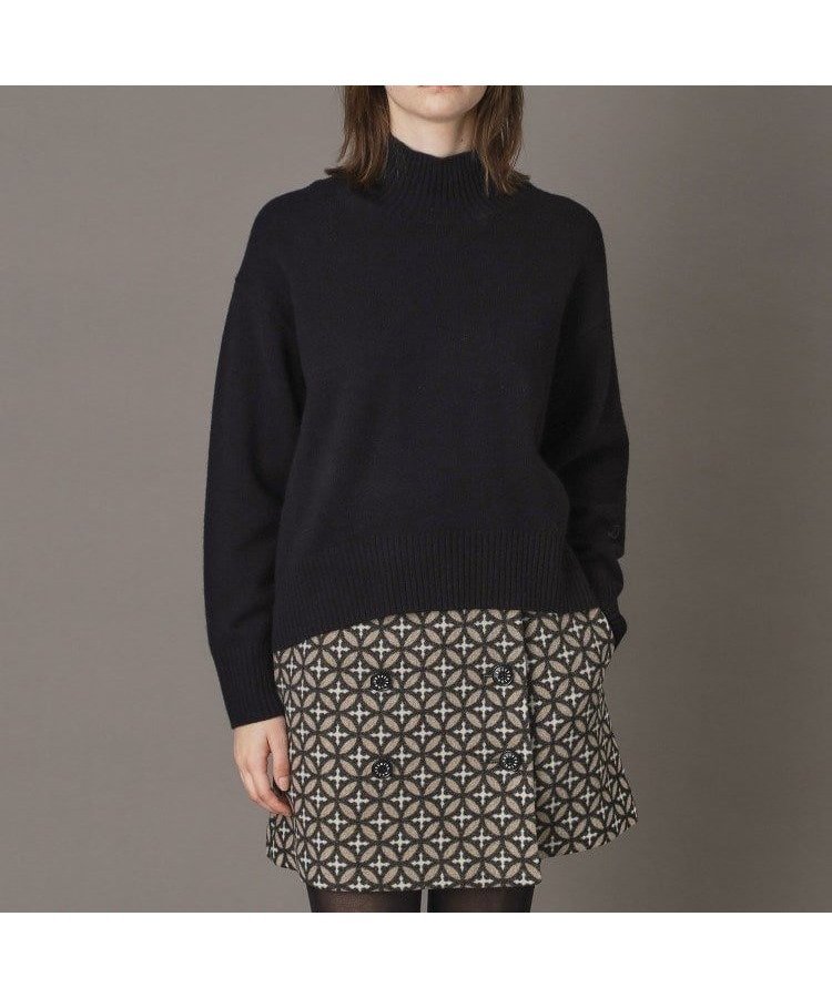 【ドレステリア/DRESSTERIOR】のミドルゲージハイネックプルオーバー 人気、トレンドファッション・服の通販 founy(ファニー) 　ファッション　Fashion　レディースファッション　Fashion for Women　トップス・カットソー　Cut & Sew Tops　カジュアルプルオーバー・ニットトップス　Pullovers & Knit Tops / Casual Pullovers　アイレット　Eyelet Lace　シンプル　Simple, Minimal　スマート　Smart, Elegant　スリット　Slit, Slit Detail　センター　Center, Center Line　定番　Standard, Basic Item　人気　Popular, Best Seller　ハイネック　High Neck, Mock Neck　バランス　Balance, Style Balance　ベーシック　Basic, Essential　ボトム　Bottoms, Lower Wear　ミドル　Middle Length, Mid Height　ワイド　Wide, Wide Fit　 other-1|ID: prp329100004772547 ipo3291000000034690136