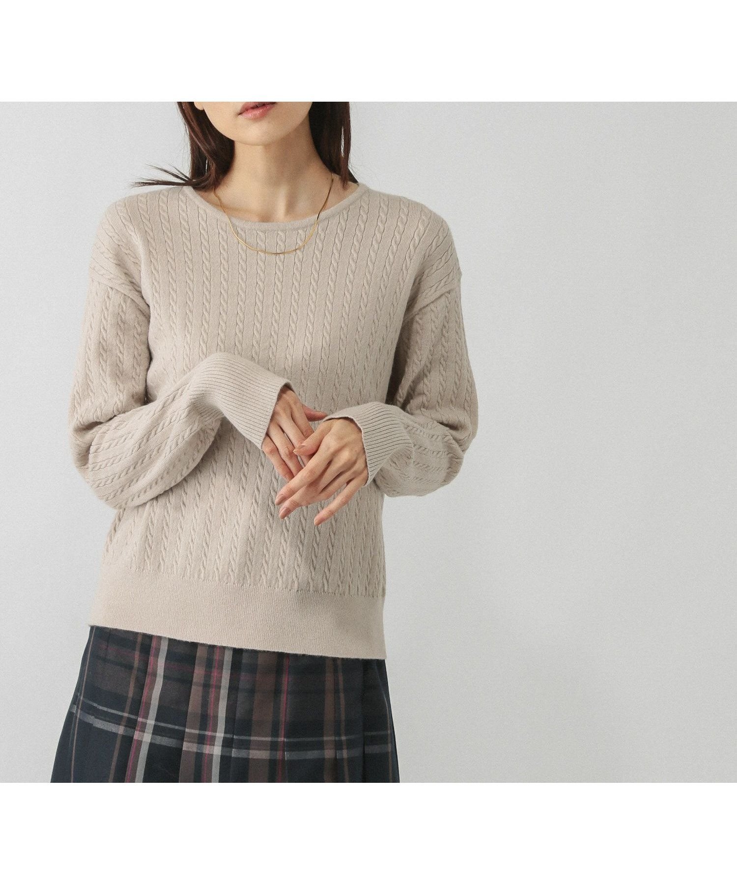 【グローバルワーク/GLOBAL WORK】の洗えるケーブルプルオーバー/606611 インテリア・キッズ・メンズ・レディースファッション・服の通販 founy(ファニー) ファッション Fashion レディースファッション Fashion for Women トップス・カットソー Cut & Sew Tops カジュアルプルオーバー・ニットトップス Pullovers & Knit Tops / Casual Pullovers おすすめ Recommended / Our Picks アンサンブル Ensemble Set カーディガン Cardigan, Knitwear コンパクト Compact, Small Size シンプル Simple, Minimal エレガント 上品 Elegant 定番 Standard, Basic Item 洗える Machine Washable グレージュ51|ID: prp329100004772561 ipo3291000000034650476