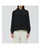 【マーコート/MARcourt】のmizuiro ind ブルゾンライクシャツ 人気、トレンドファッション・服の通販 founy(ファニー) ファッション Fashion レディースファッション Fashion for Women アウター Coat / Outerwear Collection ブルゾンジャケット・スポーティアウター Blouson Jackets トップス・カットソー Cut & Sew Tops シャツ・ブラウス・オフィスカジュアル Elegant Blouses & Button-Ups ジャケット Jacket, Outerwear ドレープ Drape, Draping Fabric フロント Front, Front Design ベーシック Basic, Essential ポケット Pocket, Pocket Detail エレガント 上品 Elegant 無地 Plain, Solid Color 長袖 Long Sleeve, Full Sleeve thumbnail ブラック|ID: prp329100004772613 ipo3291000000034580695