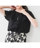 【アンタイトル/UNTITLED】の【きれいめ/洗える/フリル】ラッフルシアーブラウス 人気、トレンドファッション・服の通販 founy(ファニー) ファッション Fashion レディースファッション Fashion for Women トップス・カットソー Cut & Sew Tops シャツ・ブラウス・オフィスカジュアル Elegant Blouses & Button-Ups おすすめ Recommended / Our Picks シアー Sheer, See-Through スマート Smart, Elegant トレンド Trend, Trending Now フリル Frill, Ruffle ボトム Bottoms, Lower Wear ラッフル Ruffle, Frill 洗える Machine Washable thumbnail ブラック|ID: prp329100004772620 ipo3291000000034580769