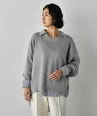 【ラ エフ/Laf…】の【WEB限定】 3コーデが叶う2点セット ニット*シャツ≪手洗い可能≫ 人気、トレンドファッション・服の通販 founy(ファニー) ファッション Fashion レディースファッション Fashion for Women トップス・カットソー Cut & Sew Tops ニット Knit Tops & Sweaters シャツ・ブラウス・オフィスカジュアル Elegant Blouses & Button-Ups 秋 Autumn シンプル Simple, Minimal なめらか Smooth, Silky Texture ブロード Broadcloth, Fine Cotton A/W・秋冬 Autumn/Winter ビジネス 仕事 通勤 Business / Work / Commuting 2025年 2025 2025-2026秋冬・A/W Autumn/Winter 2025–26 AW25–26 thumbnail ライトグレー|ID: prp329100004772636 ipo3291000000034580968