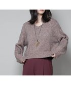 【ナノ ユニバース/nano universe】の前後2wayラメミックスフェザーニット 人気、トレンドファッション・服の通販 founy(ファニー) ファッション Fashion レディースファッション Fashion for Women トップス・カットソー Cut & Sew Tops ニット Knit Tops & Sweaters アクセサリー Fashion Accessories ウォッシャブル Machine Washable コンパクト Compact, Small Size スリット Slit, Slit Detail 時計 Watch, Wristwatch バランス Balance, Style Balance フェザー Feather, Feather Detail 2025年 2025 2025-2026秋冬・A/W Autumn/Winter 2025–26 AW25–26 thumbnail ブラウン|ID: prp329100004772638 ipo3291000000034580981