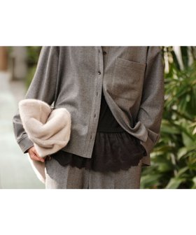【エルーラ/Elura】のウールライク柄シャツ/596042 人気、トレンドファッション・服の通販 founy(ファニー) ファッション Fashion レディースファッション Fashion for Women トップス・カットソー Cut & Sew Tops シャツ・ブラウス・オフィスカジュアル Elegant Blouses & Button-Ups おすすめ Recommended / Our Picks シンプル Simple, Minimal スニーカー Sneakers, Trainers セットアップ Set-Up, Coordinated Outfit デニム Denim, Jeans Material トレンド Trend, Trending Now フェミニン Feminine, Girly フォルム Silhouette, Form リラックス Relax, Relaxed Fit |ID:prp329100004772641