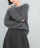 【アーバンリサーチ ロッソ/URBAN RESEARCH ROSSO】のラメシャギーニットプルオーバー 人気、トレンドファッション・服の通販 founy(ファニー) ファッション Fashion レディースファッション Fashion for Women トップス・カットソー Cut & Sew Tops ニット Knit Tops & Sweaters カジュアルプルオーバー・ニットトップス Pullovers & Knit Tops / Casual Pullovers 2025年 2025 2025-2026秋冬・A/W Autumn/Winter 2025–26 AW25–26 冬 Winter / This Winter ストレート Straight, Straight Cut スラックス Slacks, Dress Pants デニム Denim, Jeans Material エレガント 上品 Elegant 秋 Autumn A/W・秋冬 Autumn/Winter thumbnail チャコールグレー|ID: prp329100004772670 ipo3291000000034581312