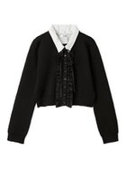 【スナイデル/SNIDEL】のフリルニットカーディガン 人気、トレンドファッション・服の通販 founy(ファニー) ファッション Fashion レディースファッション Fashion for Women トップス・カットソー Cut & Sew Tops ニット Knit Tops & Sweaters カーディガン・羽織り Layered Style Cardigans ウェーブ Wavy Pattern エレガント 上品 Elegant カーディガン Cardigan, Knitwear クラシカル Classical, Vintage-Inspired ストライプ Stripe, Striped Pattern スマート Smart, Elegant ドッキング Docking, Mixed Material プリーツ Pleats, Pleated ミニスカート Mini Skirt, Short Skirt リボン Ribbon, Bow ワイド Wide, Wide Fit おすすめ Recommended / Our Picks thumbnail BLK[009]|ID: prp329100004772725 ipo3291000000034581853