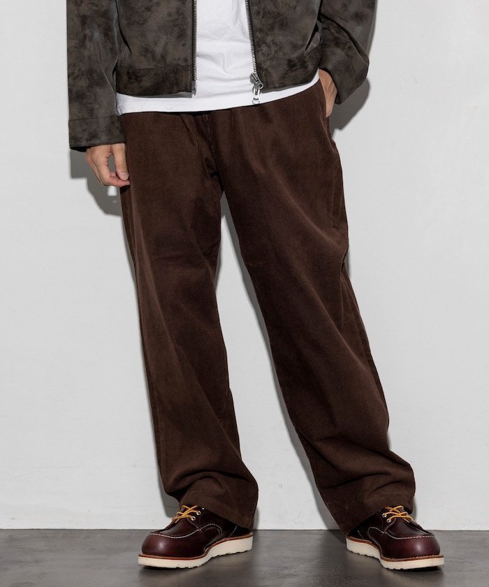 【フリークスストア/FREAK'S STORE】の別注 SMU WIDE CORDUROY CHEF PANTS/コーデュロイ 25AW インテリア・キッズ・メンズ・レディースファッション・服の通販 founy(ファニー) ファッション Fashion メンズファッション Fashion for Men ボトムス Bottoms 2025年 2025 2025-2026秋冬・A/W Autumn/Winter 2025–26 AW25–26 冬 Winter / This Winter キャップ Cap, Baseball Cap コーデュロイ Corduroy, Cord Fabric スピンドル Spindle, Drawcord ポケット Pocket, Pocket Detail リラックス Relax, Relaxed Fit 別注 Limited Edition, Custom Order 定番 Standard, Basic Item A/W・秋冬 Autumn/Winter ブラウン|ID: prp329100004772765 ipo3291000000034582311