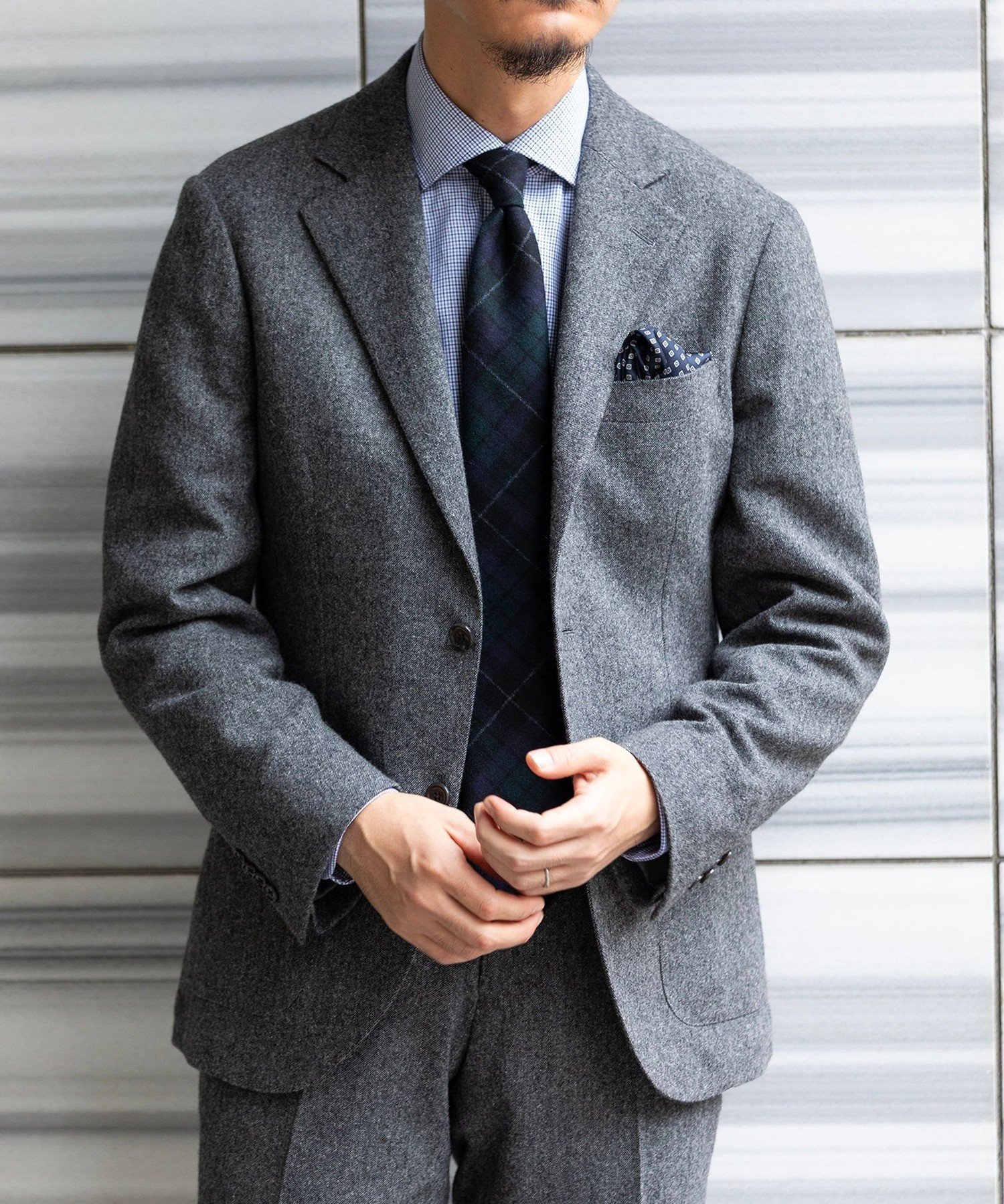 【シップス/SHIPS / MEN】のSHIPS FUNCTION セットアップ対応 ホームスパン ジャケット インテリア・キッズ・メンズ・レディースファッション・服の通販 founy(ファニー) 　ファッション　Fashion　メンズファッション　Fashion for Men　セットアップ　Matching Sets　シェイプ　Shape, Slim Fit　ジャケット　Jacket, Outerwear　ストレッチ　Stretch, Stretchy Fabric　スラックス　Slacks, Dress Pants　セットアップ　Set-Up, Coordinated Outfit　ドレス　Dress, One-Piece　パッチ　Patch, Appliqué　ポケット　Pocket, Pocket Detail　メランジ　Melange, Mixed Yarn　おすすめ　Recommended / Our Picks　グレー系|ID: prp329100004772780 ipo3291000000034582407