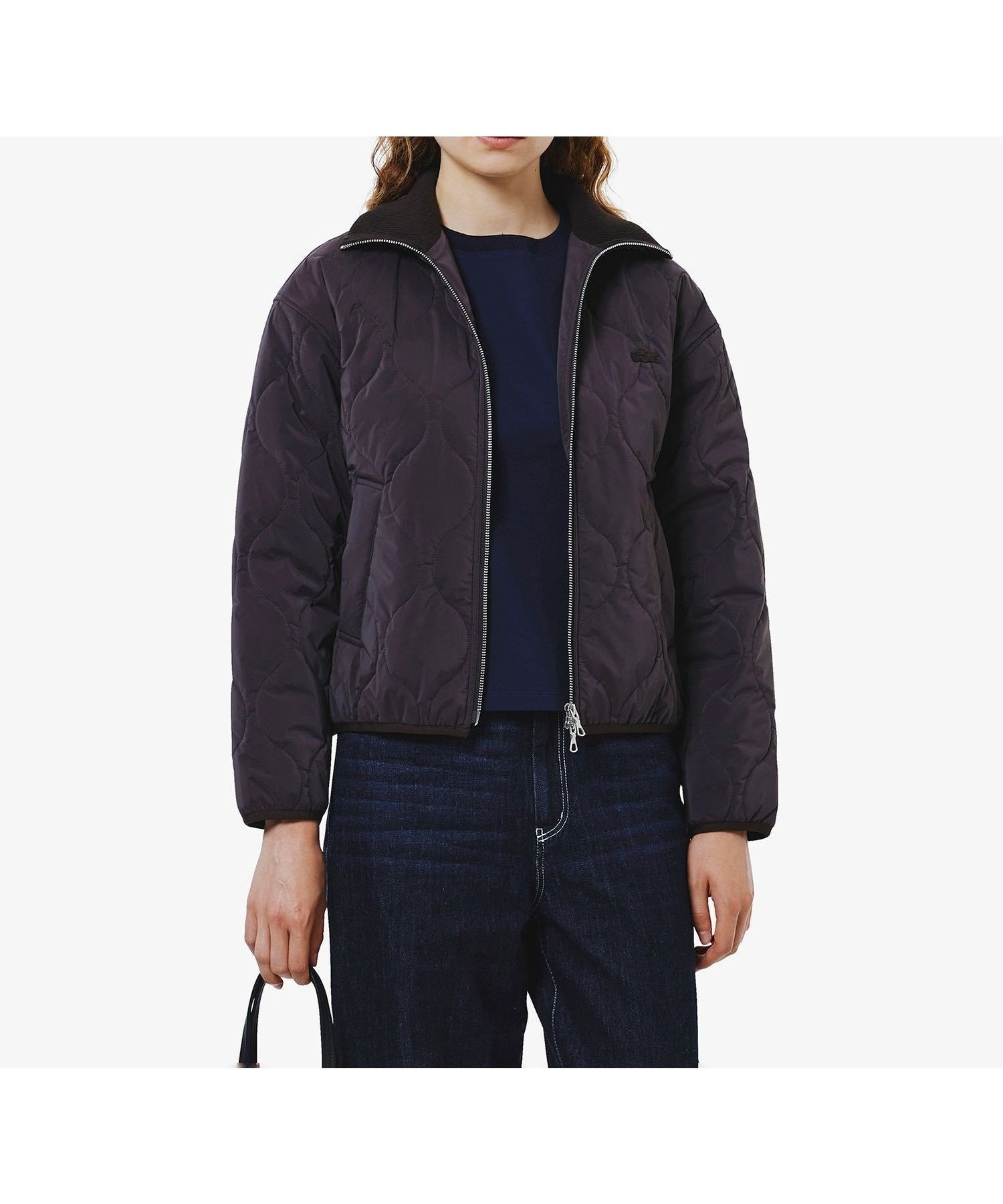 【ラコステ/LACOSTE】のひょうたんキルティングジップブルゾン インテリア・キッズ・メンズ・レディースファッション・服の通販 founy(ファニー) ファッション Fashion レディースファッション Fashion for Women アウター Coat / Outerwear Collection ブルゾンジャケット・スポーティアウター Blouson Jackets エレガント 上品 Elegant キルティング Quilted, Quilting ジップ Zip, Zipper パウダー Powder, Soft Tone ブルゾン Blouson, Bomber Jacket ダークブラウン|ID: prp329100004772802 ipo3291000000034582667