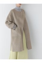 【ヒューマンウーマン/HUMAN WOMAN】のリバーコート ベージュ×グレーチェック|ID: prp329100004772807 ipo3291000000034582799