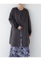 【ヒューマンウーマン/HUMAN WOMAN】のリバーコート チャコール×ネイビーチェック1|ID: prp329100004772807 ipo3291000000034582800