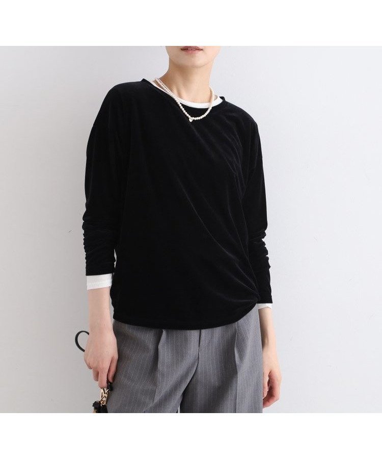 【インディヴィ/INDIVI】の【洗える】コンパクトベロアカットソー インテリア・キッズ・メンズ・レディースファッション・服の通販 founy(ファニー) ファッション Fashion レディースファッション Fashion for Women トップス・カットソー Cut & Sew Tops カットソー・ベーシックTシャツ Cut-and-Sewn Tops / Stretch Tees & Basics ベロアトップス Velour Tops / Velvet-Look Items おすすめ Recommended / Our Picks インナー Innerwear カットソー Cut and Sewn Top キャミソール Camisole, Spaghetti Strap Top コンパクト Compact, Small Size シアー Sheer, See-Through ジャケット Jacket, Outerwear スマート Smart, Elegant ベロア Velour, Soft Velvet 今季 This Season, Current Season 洗える Machine Washable A/W・秋冬 Autumn/Winter ブラック|ID: prp329100004772819 ipo3291000000034583056