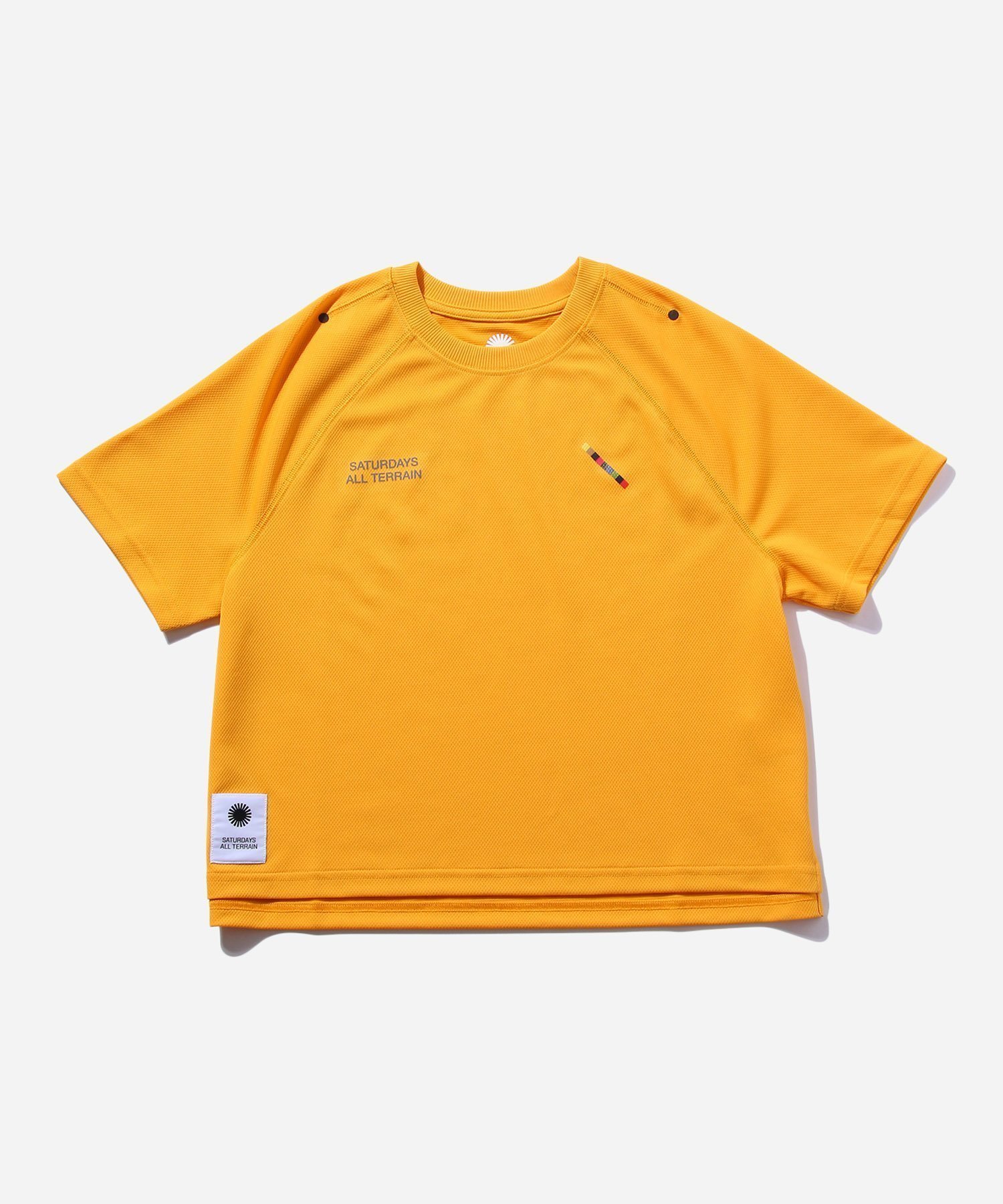 【サタデイズ ニューヨークシティ/SATURDAYS NYC】のWOMEN インテリア・キッズ・メンズ・レディースファッション・服の通販 founy(ファニー) ファッション Fashion レディースファッション Fashion for Women クロップド Cropped, Short Length スリーブ Sleeve, Long Sleeve / Short Sleeve プリント Print, Printed Pattern 軽量 Lightweight, Ultra Light イエロー(80)|ID: prp329100004772824 ipo3291000000034583109