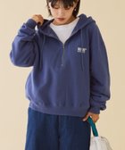 【チャオパニックティピー/CIAOPANIC TYPY】の【DISCUS】裏毛ハーフジップパーカー ネイビー|ID: prp329100004772841 ipo3291000000034770714