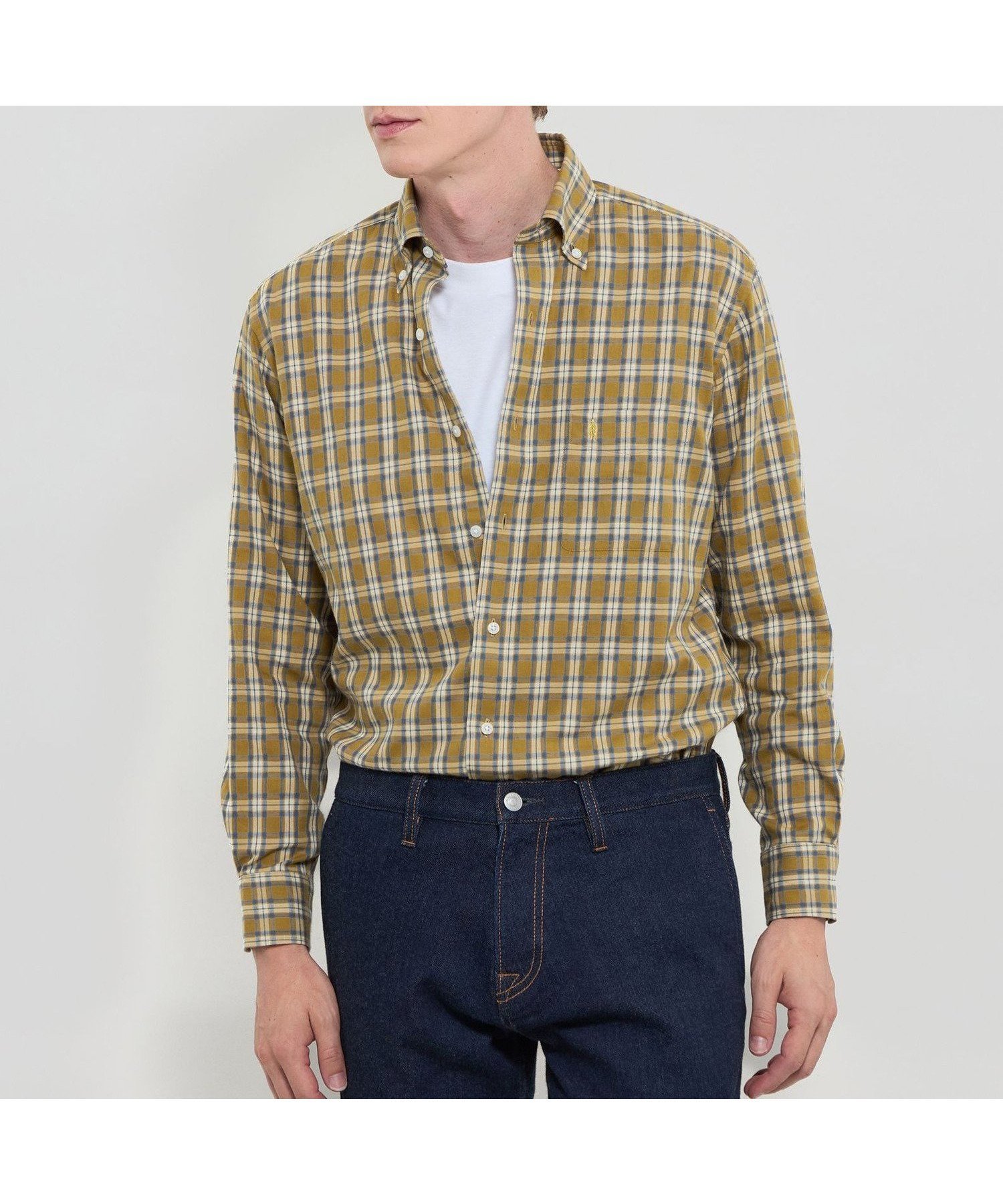 【マッキントッシュ ロンドン/MACKINTOSH LONDON / MEN】のコットンカシミヤチェックボタンダウンシャツ 人気、トレンドファッション・服の通販 founy(ファニー) 　ファッション　Fashion　メンズファッション　Fashion for Men　シェイプ　Shape, Slim Fit　ダウン　Down, Puffer　チェック　Check, Plaid, Tartan　ツイル　Twist, Twisted Detail　トレンド　Trend, Trending Now　定番　Standard, Basic Item　なめらか　Smooth, Silky Texture　ロンドン　London Style, British Inspired　エレガント 上品　Elegant　 other-1|ID: prp329100004773123 ipo3291000000034585655