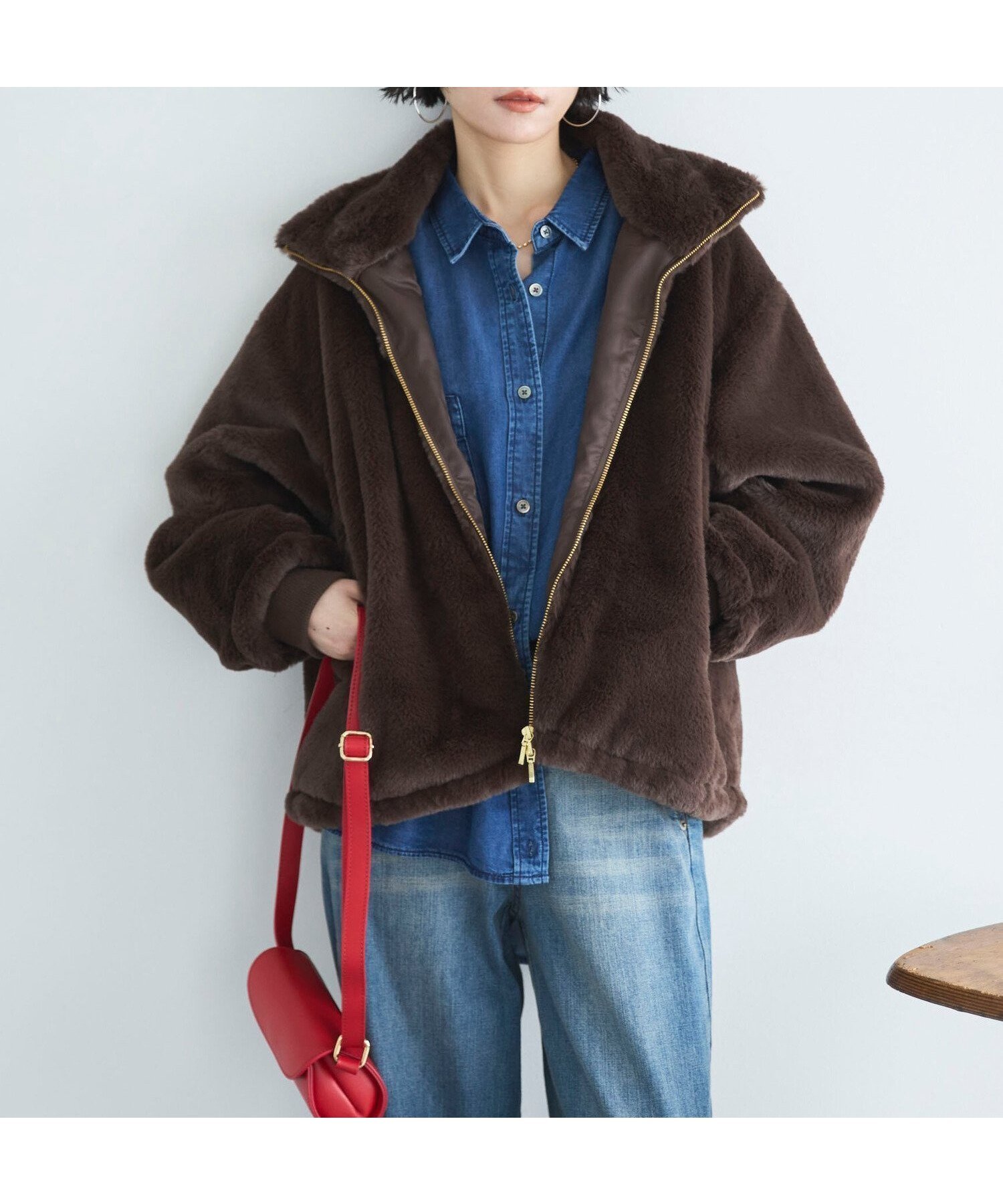 【ドゥ アルシーヴ/Doux archives】のスタンドファーブルゾン 人気、トレンドファッション・服の通販 founy(ファニー) 　ファッション　Fashion　レディースファッション　Fashion for Women　アウター　Coat / Outerwear Collection　ブルゾンジャケット・スポーティアウター　Blouson Jackets　トレンド　Trend, Trending Now　ブルゾン　Blouson, Bomber Jacket　 other-1|ID: prp329100004773135 ipo3291000000034585956