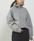 【プルミエ アロンディスモン/1er Arrondissement / MEN】のハーフジップスウェット 人気、トレンドファッション・服の通販 founy(ファニー) ファッション Fashion メンズファッション Fashion for Men アクセサリー Fashion Accessories インナー Innerwear シンプル Simple, Minimal ジップ Zip, Zipper スウェット / スエット Sweatshirt, Sweatwear ダウン Down, Puffer フォルム Silhouette, Form ルーズ Loose, Oversized thumbnail Light gray|ID: prp329100004773137 ipo3291000000034586012