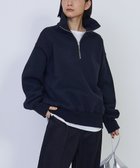 【プルミエ アロンディスモン/1er Arrondissement / MEN】のハーフジップスウェット 人気、トレンドファッション・服の通販 founy(ファニー) ファッション Fashion メンズファッション Fashion for Men アクセサリー Fashion Accessories インナー Innerwear シンプル Simple, Minimal ジップ Zip, Zipper スウェット / スエット Sweatshirt, Sweatwear ダウン Down, Puffer フォルム Silhouette, Form ルーズ Loose, Oversized thumbnail Black|ID: prp329100004773137 ipo3291000000034586013