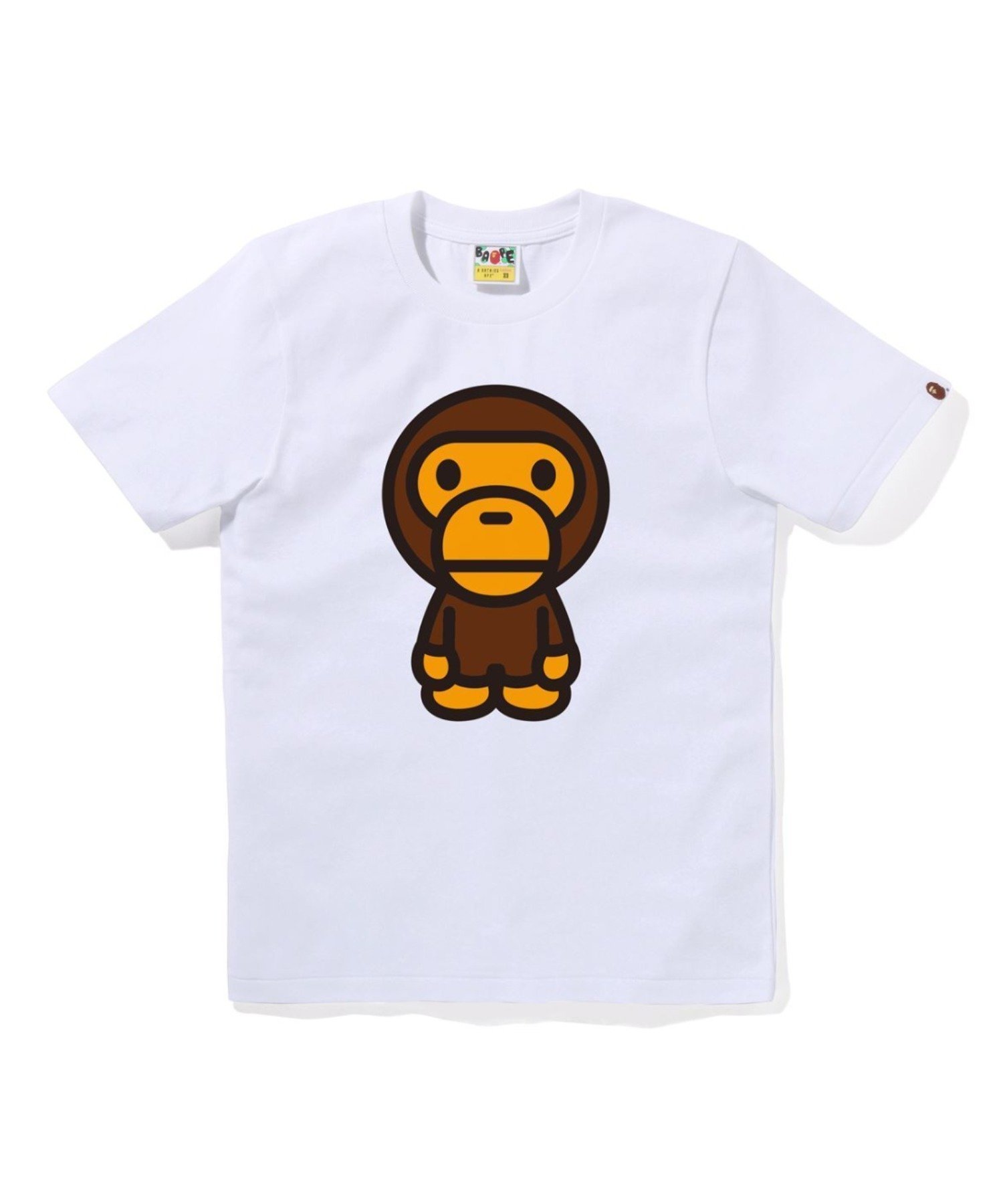 【ア ベイシング エイプ/A BATHING APE】のBIG BABY MILO TEE インテリア・キッズ・メンズ・レディースファッション・服の通販 founy(ファニー) 　ファッション　Fashion　レディースファッション　Fashion for Women　インナー　Innerwear　ショート　Short, Short Length　スリーブ　Sleeve, Long Sleeve / Short Sleeve　フロント　Front, Front Design　プリント　Print, Printed Pattern　モチーフ　Motif, Design Theme　ラバー　Rubber, Rubber Sole　WHITE|ID: prp329100004773169 ipo3291000000034907844