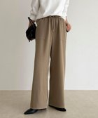 【フレディ&グロスター/FREDY&GLOSTER】のツイルサテンイージーパンツ ベージュ|ID: prp329100004773190 ipo3291000000034586503