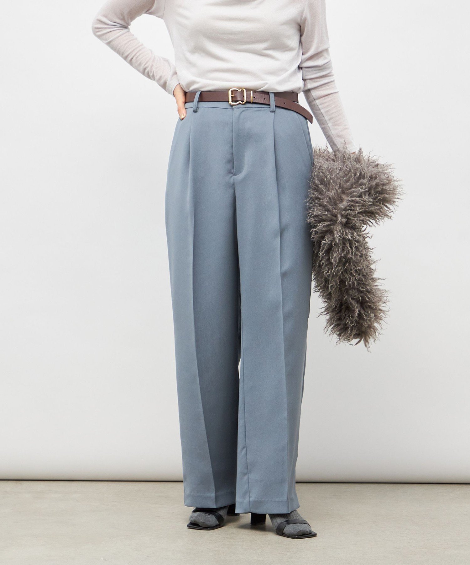 【ノーリーズ/NOLLEY'S】の【一部WEB限定サイズ】ウォッシャブルブライトダブルクロスセミワイドパンツ 人気、トレンドファッション・服の通販 founy(ファニー) 　ファッション　Fashion　レディースファッション　Fashion for Women　パンツ　Pants & Trousers　2025年　2025　2025-2026秋冬・A/W　Autumn/Winter 2025–26 AW25–26　おすすめ　Recommended / Our Picks　イエロー　Yellow　フロント　Front, Front Design　 other-1|ID: prp329100004773191 ipo3291000000034586513