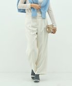 【ノーリーズ/NOLLEY'S】の【一部WEB限定サイズ】ウォッシャブルブライトダブルクロスセミワイドパンツ オフホワイト|ID: prp329100004773191 ipo3291000000034586516