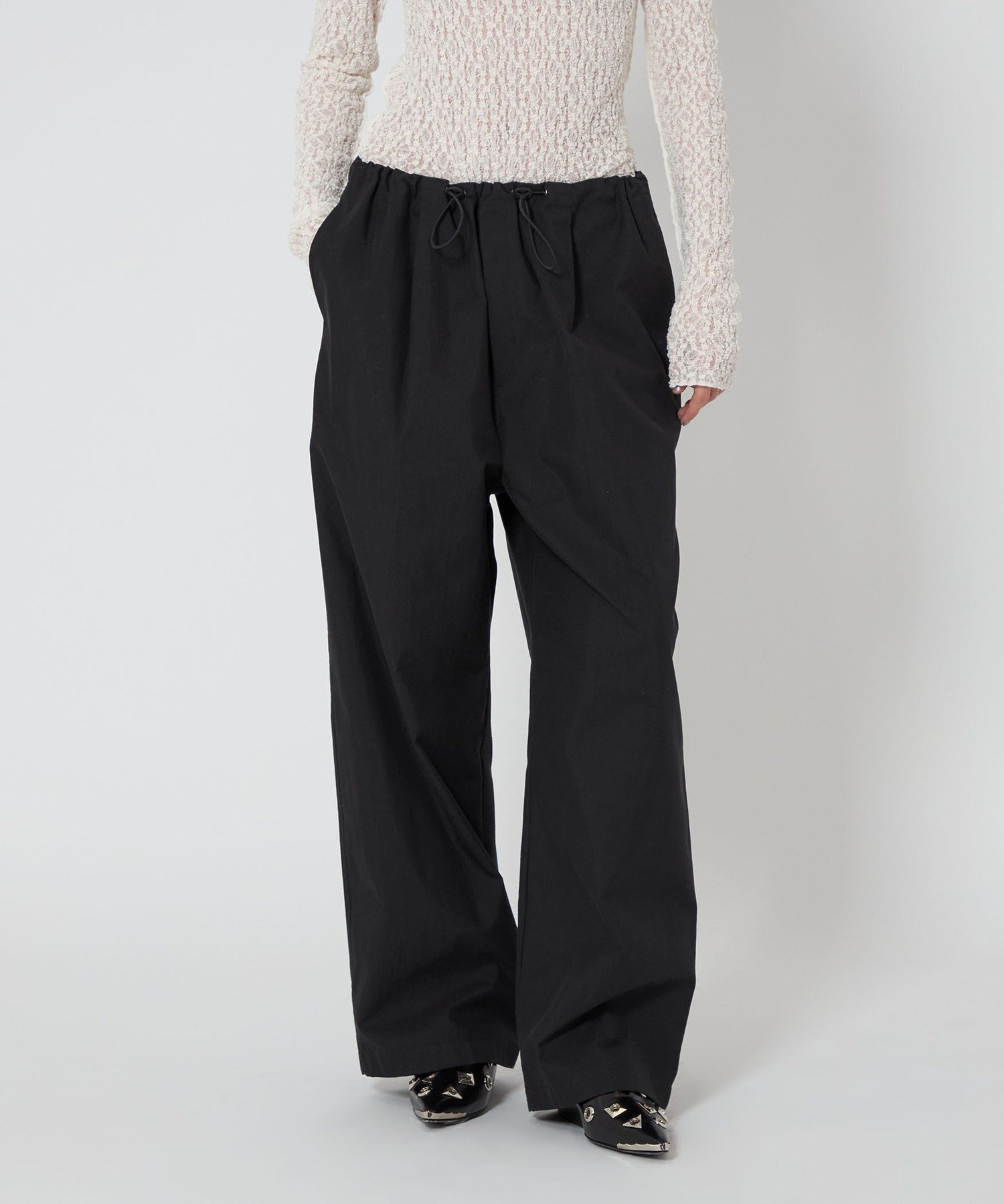 【ユナイテッドアローズ/UNITED ARROWS】のASTRAET フラップポケット イージー パンツ UNISEX インテリア・キッズ・メンズ・レディースファッション・服の通販 founy(ファニー) 　ファッション　Fashion　レディースファッション　Fashion for Women　パンツ　Pants & Trousers　キャンバス　Canvas, Canvas Fabric　ジャケット　Jacket, Outerwear　ストリング　String, Drawstring　テーパード　Tapered, Tapered Pants　ビンテージ　Vintage, Retro Style　フラップ　Flap, Flap Pocket　ポケット　Pocket, Pocket Detail　マニッシュ　Mannish, Boyish　ユニセックス　Unisex, Genderless　おすすめ　Recommended / Our Picks　BLACK|ID: prp329100004773195 ipo3291000000034586578