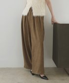 【リアン/Lian】のベロアタックワイドパンツ ベージュ|ID: prp329100004773201 ipo3291000000034586674