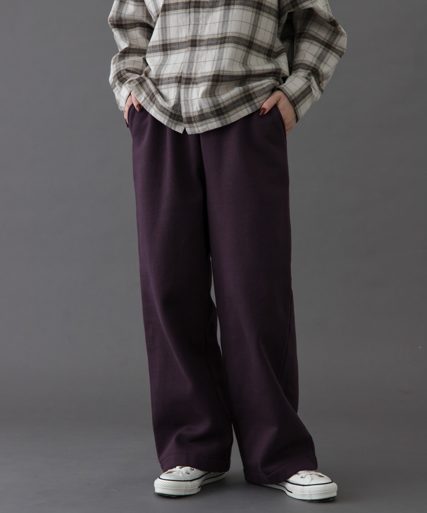 【アーバンリサーチ ドアーズ/URBAN RESEARCH DOORS】のFORK SPOON リサイクルコットン裏毛スウェットパンツ インテリア・キッズ・メンズ・レディースファッション・服の通販 founy(ファニー) 　ファッション　Fashion　レディースファッション　Fashion for Women　パンツ　Pants & Trousers　2025年　2025　2025-2026秋冬・A/W　Autumn/Winter 2025–26 AW25–26　冬　Winter / This Winter　シンプル　Simple, Minimal　スウェット / スエット　Sweatshirt, Sweatwear　パープル　Purple, Violet　ベーシック　Basic, Essential　ヴィンテージ　Vintage Style　定番　Standard, Basic Item　A/W・秋冬　Autumn/Winter　DARKPURPLE|ID: prp329100004773204 ipo3291000000034586749