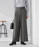 【アー ヴェー ヴェー/a.v.v】の【マシンウォッシャブル】ツイード調ワイドパンツ ダークグレー|ID: prp329100004773206 ipo3291000000034586800