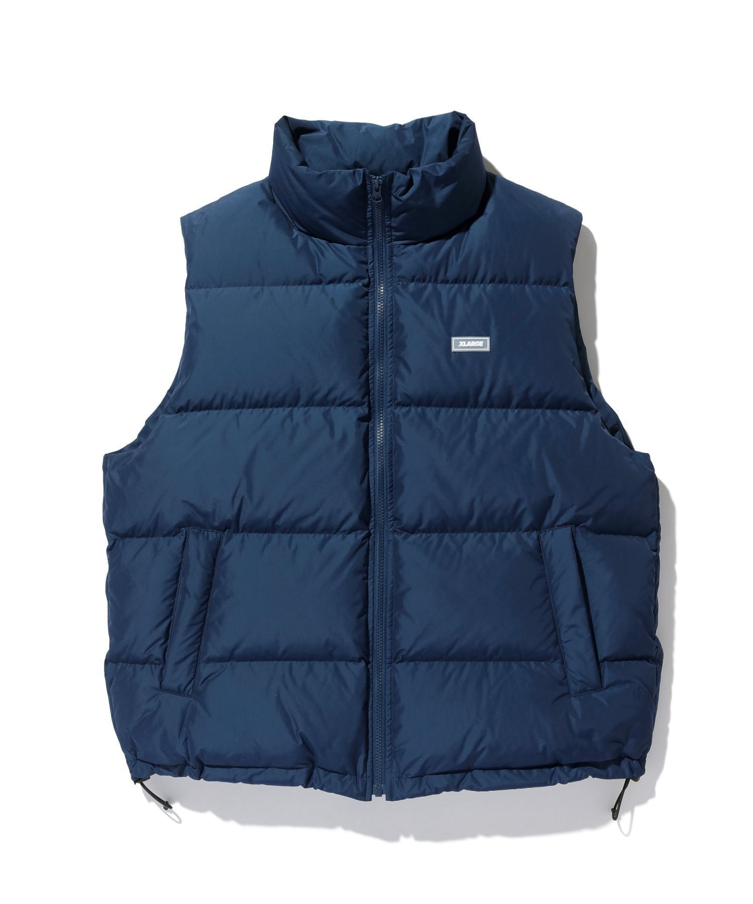 【エクストララージ/XLARGE】のDOWN VEST インテリア・キッズ・メンズ・レディースファッション・服の通販 founy(ファニー) 　ファッション　Fashion　レディースファッション　Fashion for Women　アウター　Coat / Outerwear Collection　トップス・カットソー　Cut & Sew Tops　ベスト&ジレ / 重ね着スタイル　Vests & Gilets　ダウン　Down, Puffer　ドローコード　Drawcord, Drawstring Cord　パッチ　Patch, Appliqué　ベスト　Vest, Waistcoat　ベーシック　Basic, Essential　ラバー　Rubber, Rubber Sole　NAVY|ID: prp329100004773211 ipo3291000000034586904